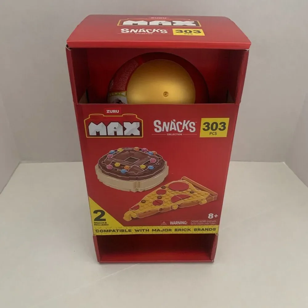 Zuru Max Snacks Collection Doughnut And Pizza 303 PCS Bricks Set Brand New